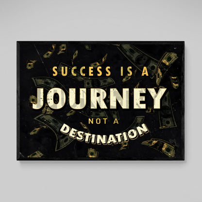Success Is A Journey Wall Art - The Trendy Art