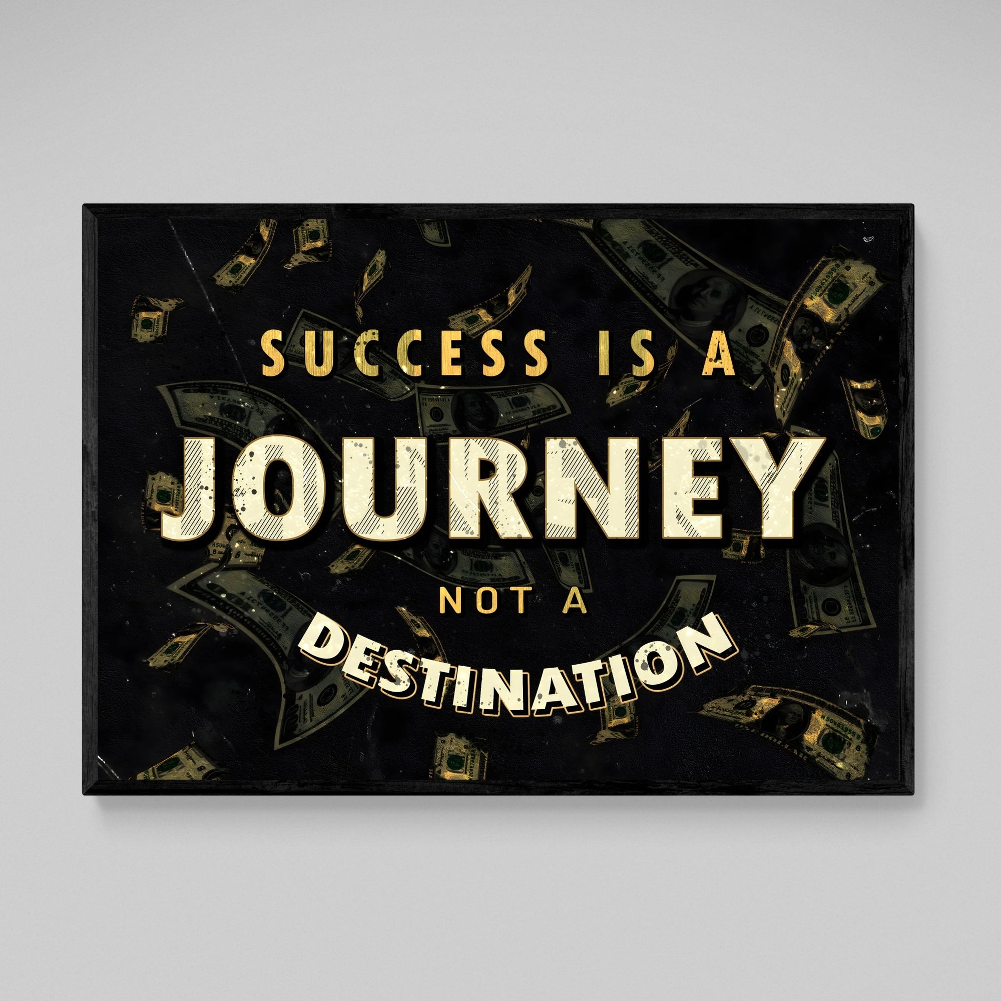 Success Is A Journey Wall Art - The Trendy Art