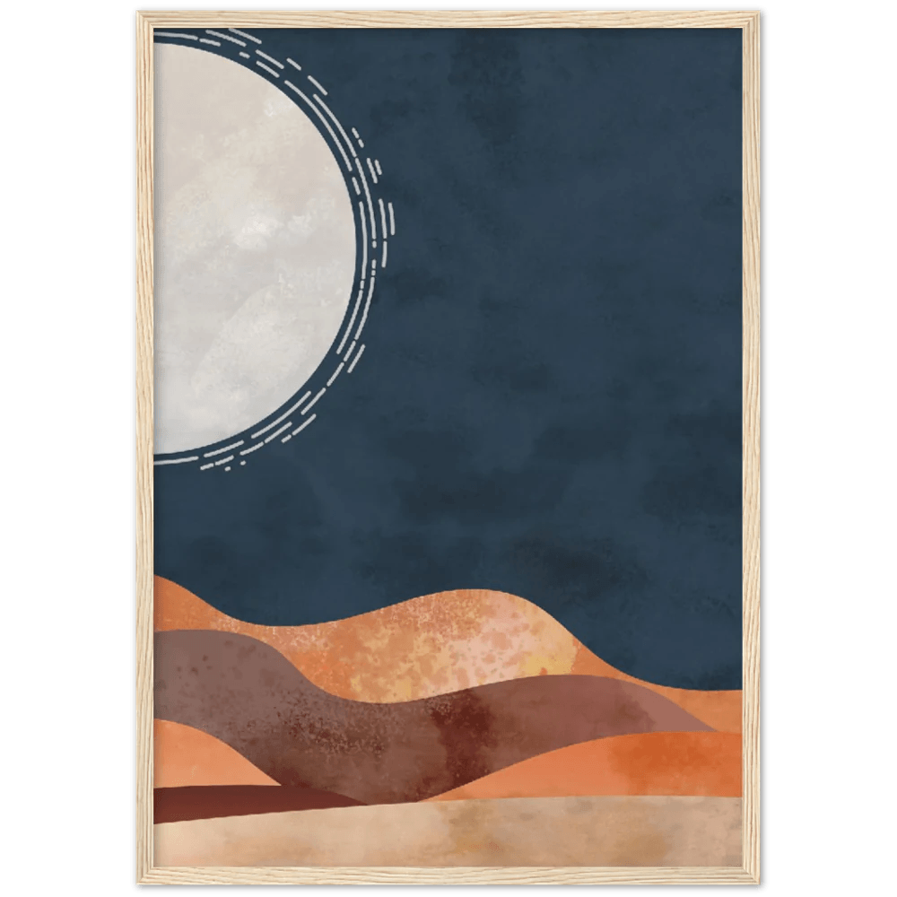 Sun and Moon Boho Wall Art - The Trendy Art