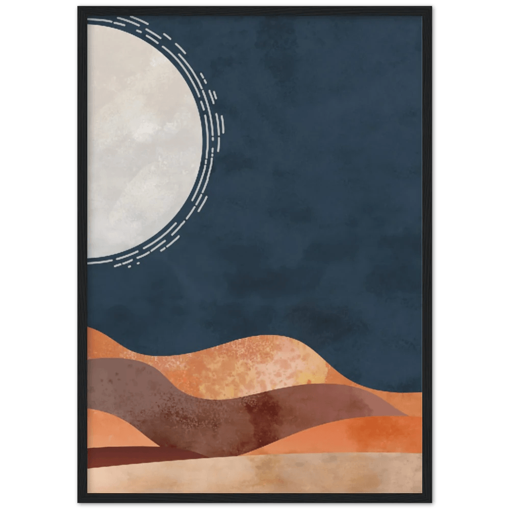 Sun and Moon Boho Wall Art - The Trendy Art