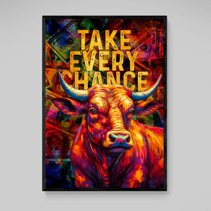 Take Every Chance Wall Art - The Trendy Art