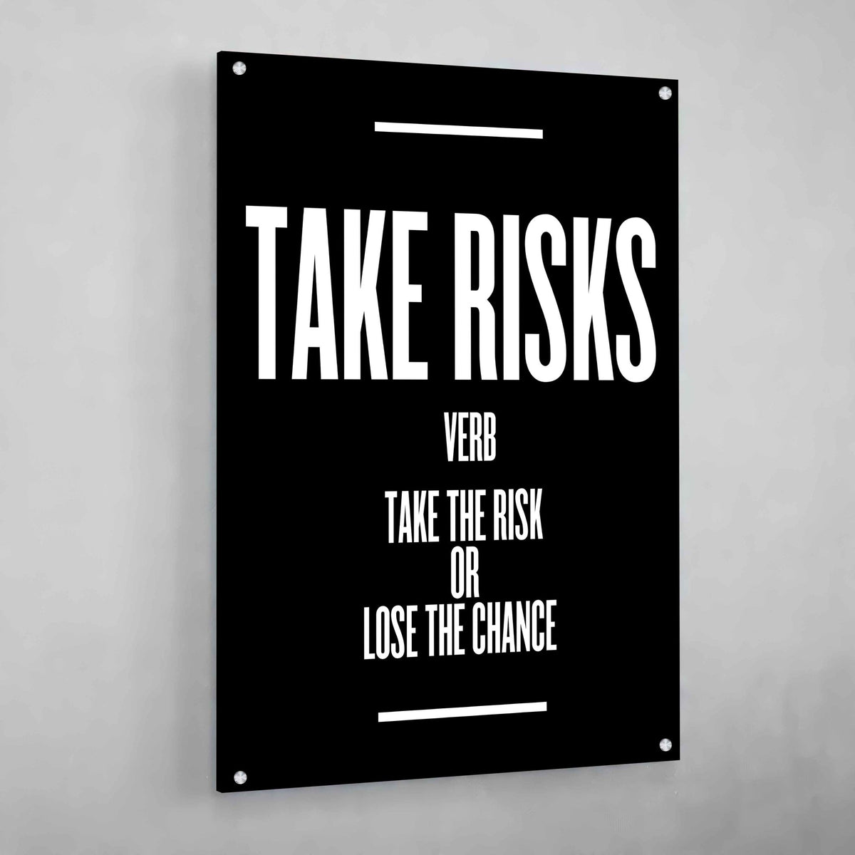 Take Risks Wall Art - The Trendy Art