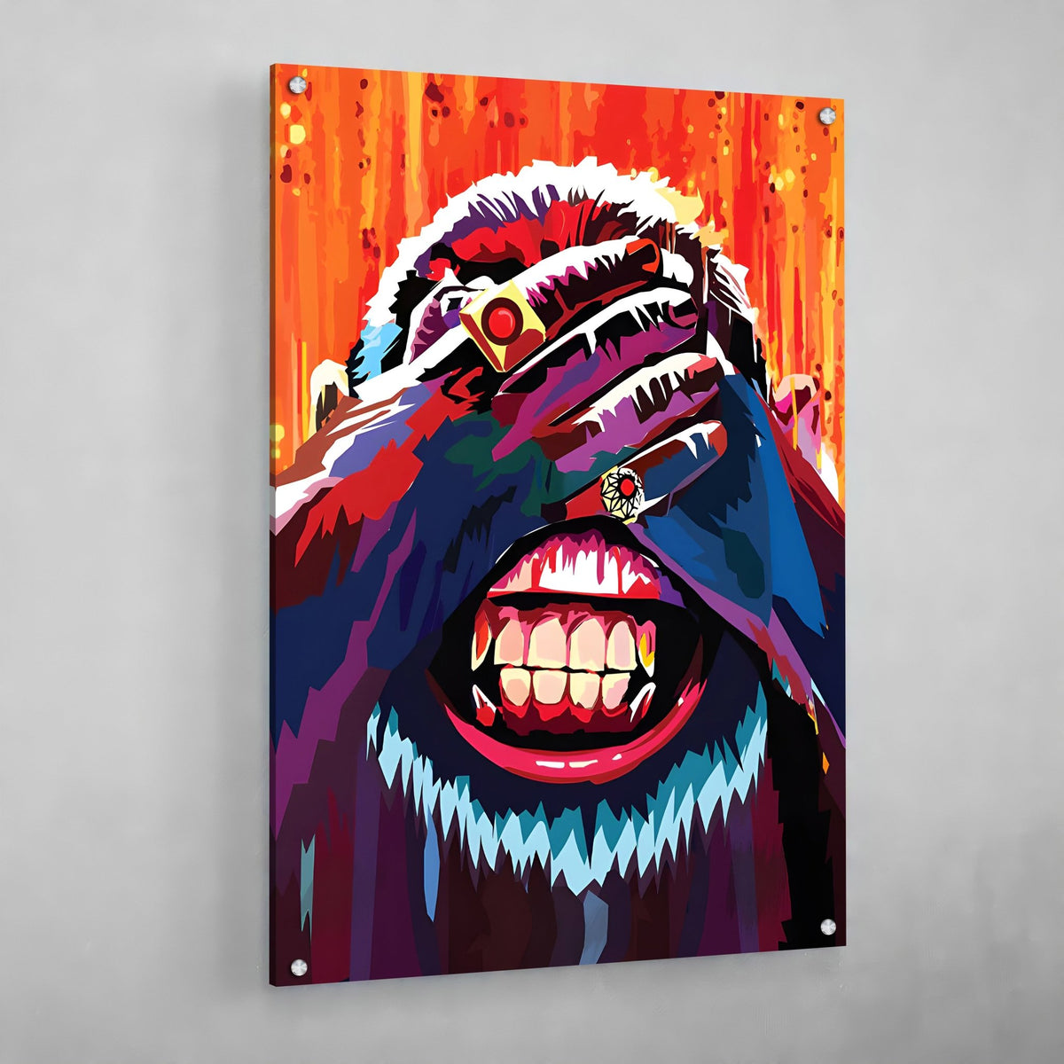 Three Monkeys See No Evil - The Trendy Art