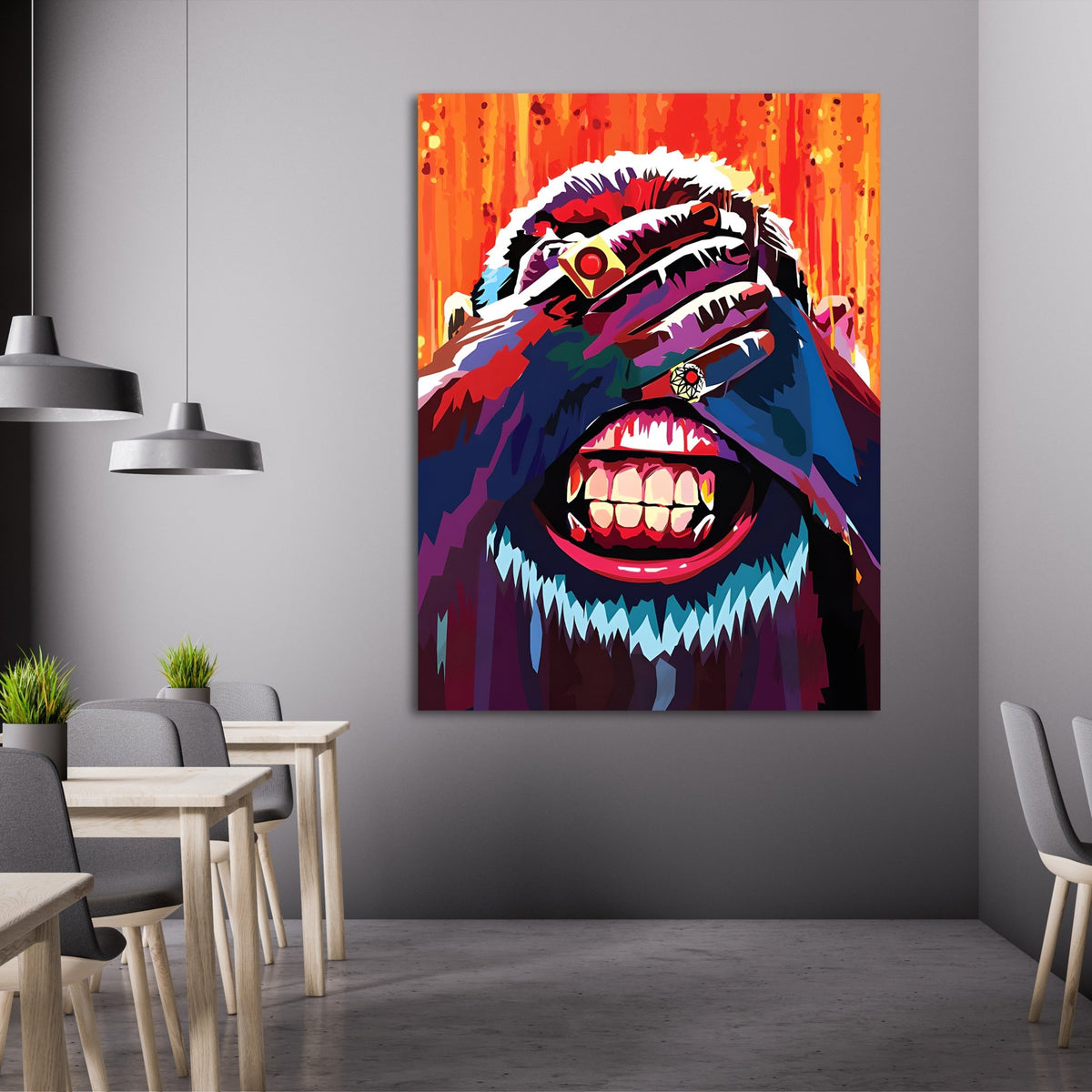 Three Monkeys See No Evil - The Trendy Art