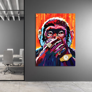 Three Monkeys Speak No Evil - The Trendy Art