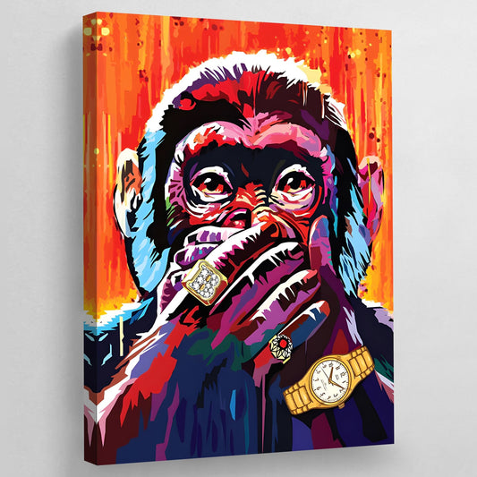 Three Monkeys Speak No Evil - The Trendy Art