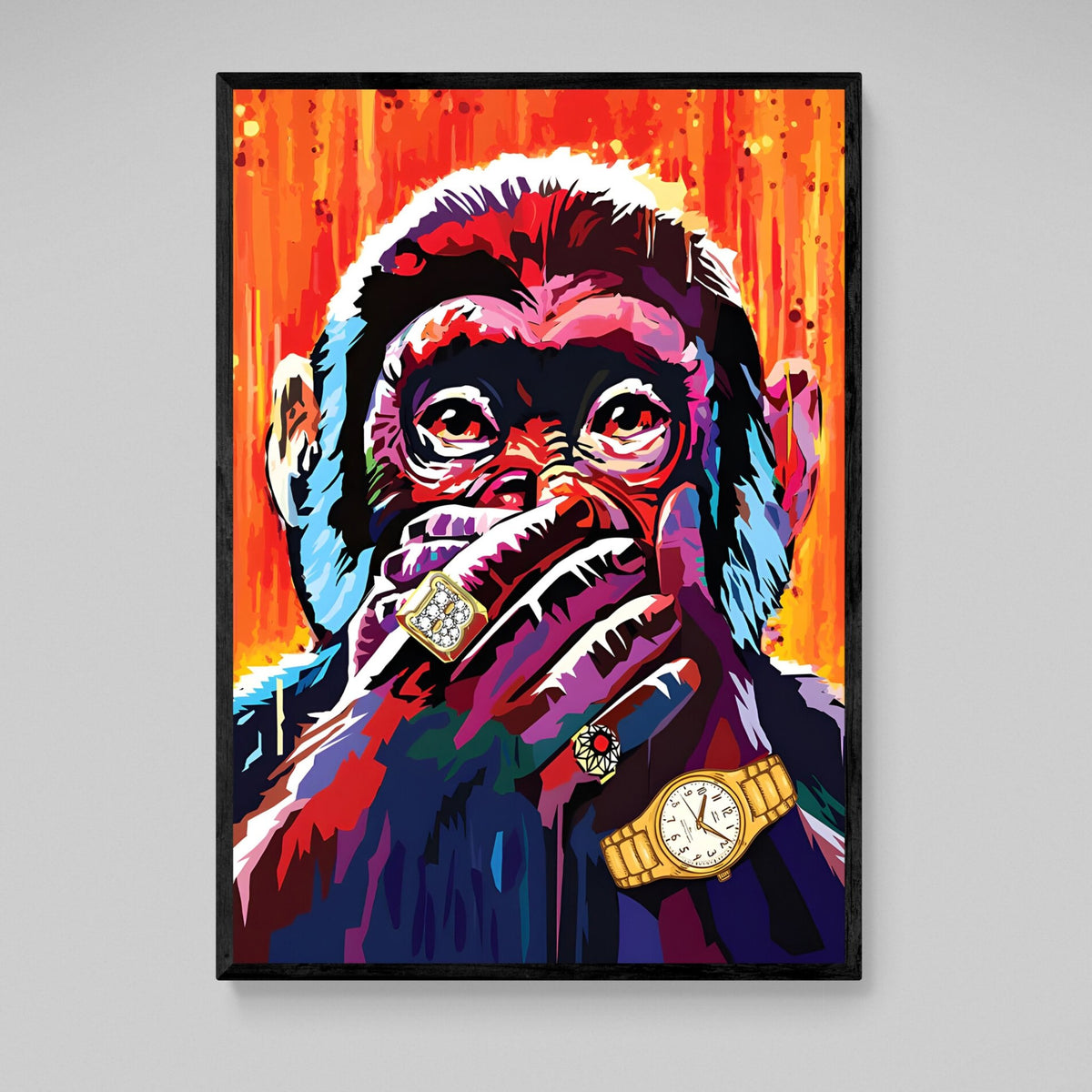Three Monkeys Speak No Evil - The Trendy Art