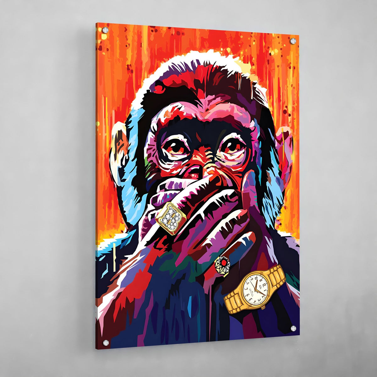 Three Monkeys Speak No Evil - The Trendy Art