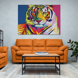Tiger Pop Art Canvas - The Trendy Art