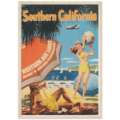 Vintage Beach Wall Art - The Trendy Art