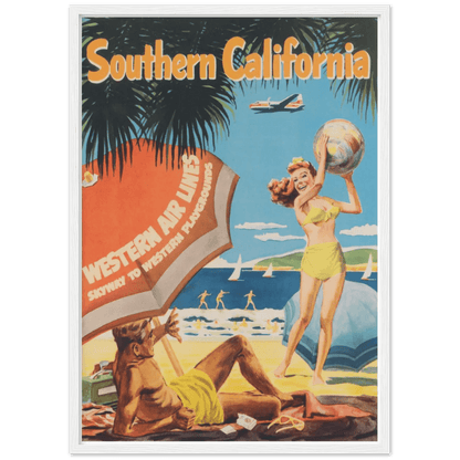 Vintage Beach Wall Art - The Trendy Art