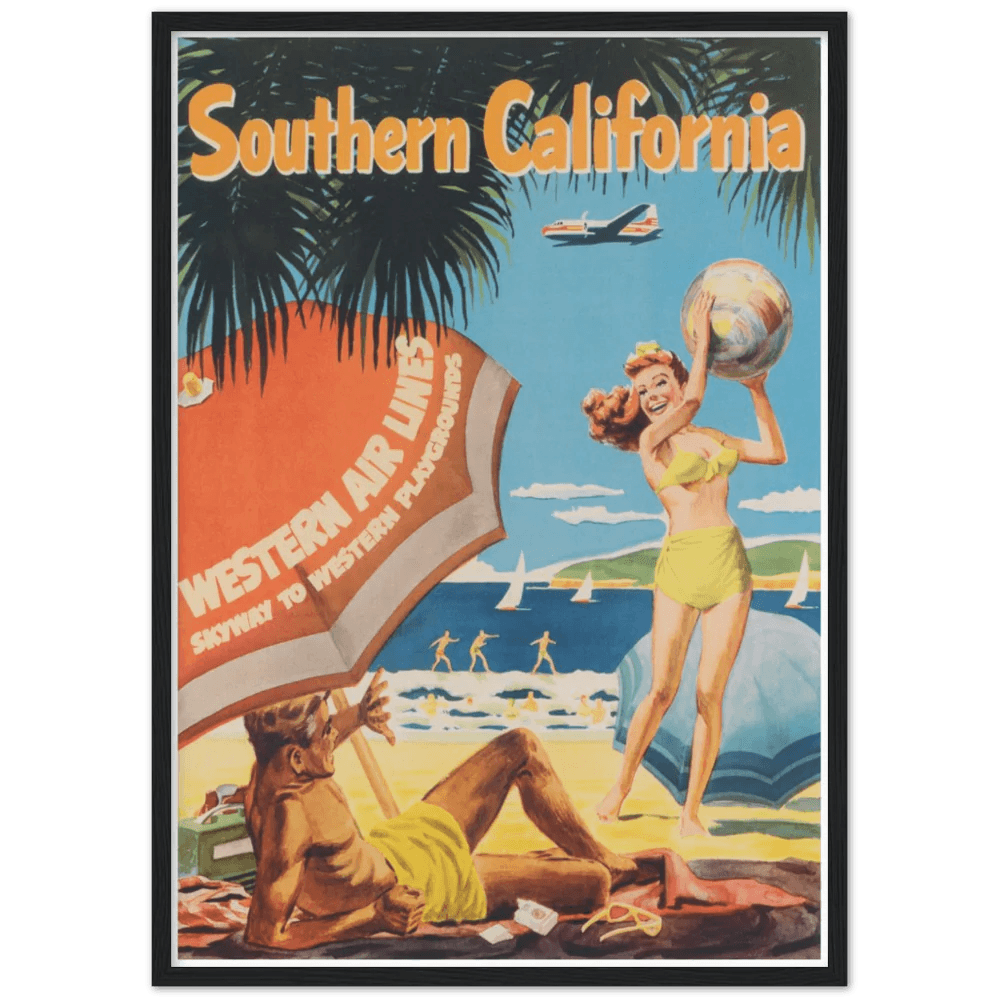 Vintage Beach Wall Art - The Trendy Art