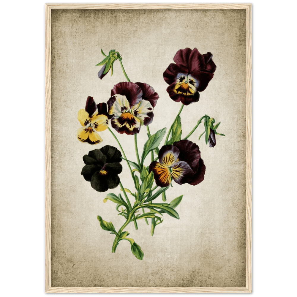 victorian flower print