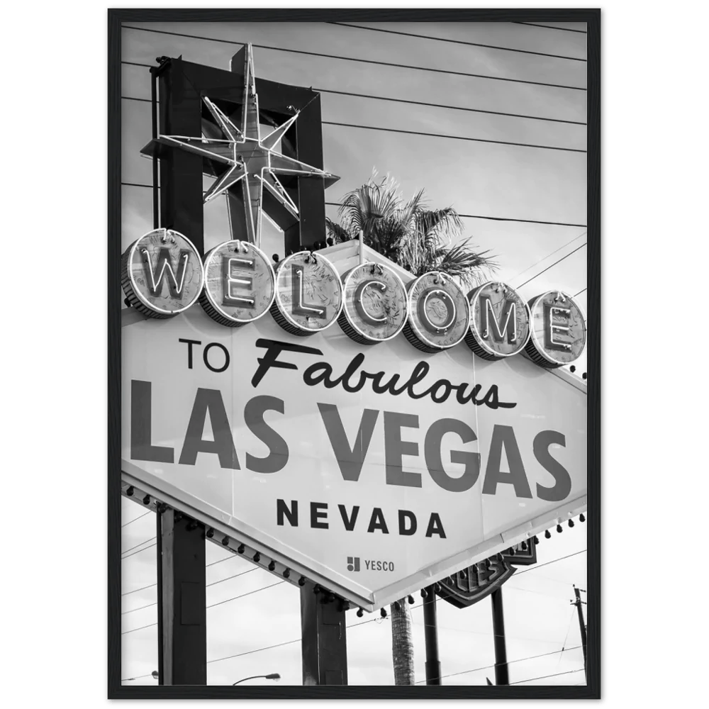 Vintage Las Vegas Wall Art - The Trendy Art