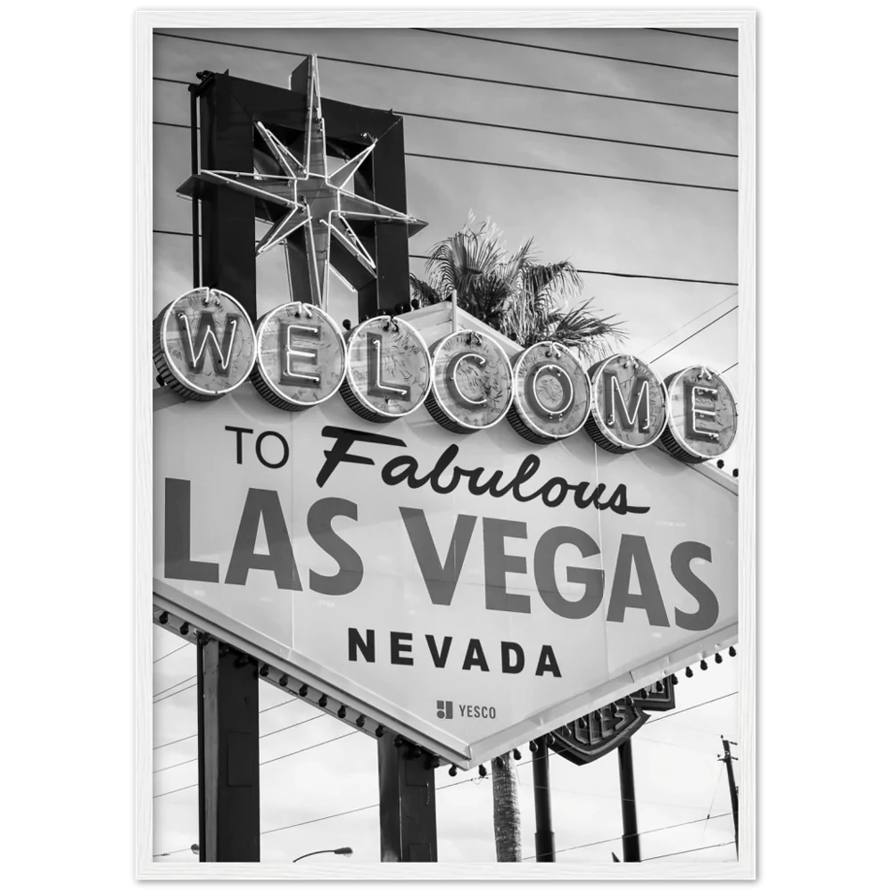 Vintage Las Vegas Wall Art - The Trendy Art