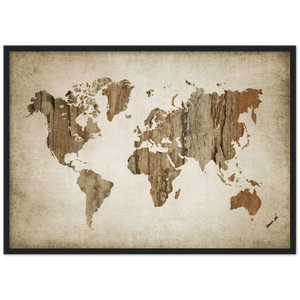 Vintage Map Wall Art - The Trendy Art