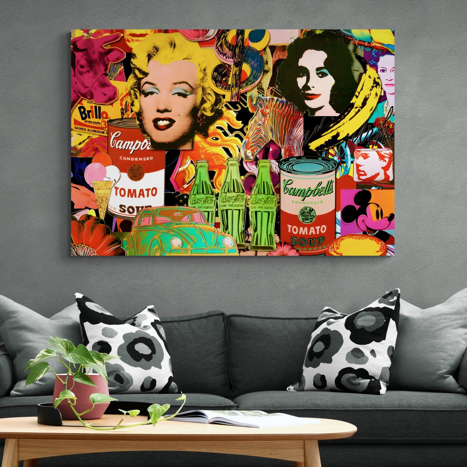 Wall Pop Art Canvas - The Trendy Art