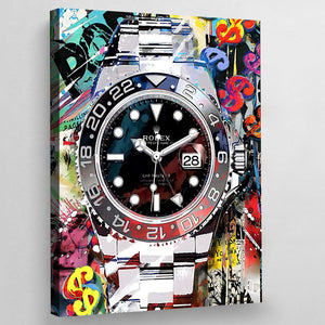 Watch Pop Art Canvas - The Trendy Art