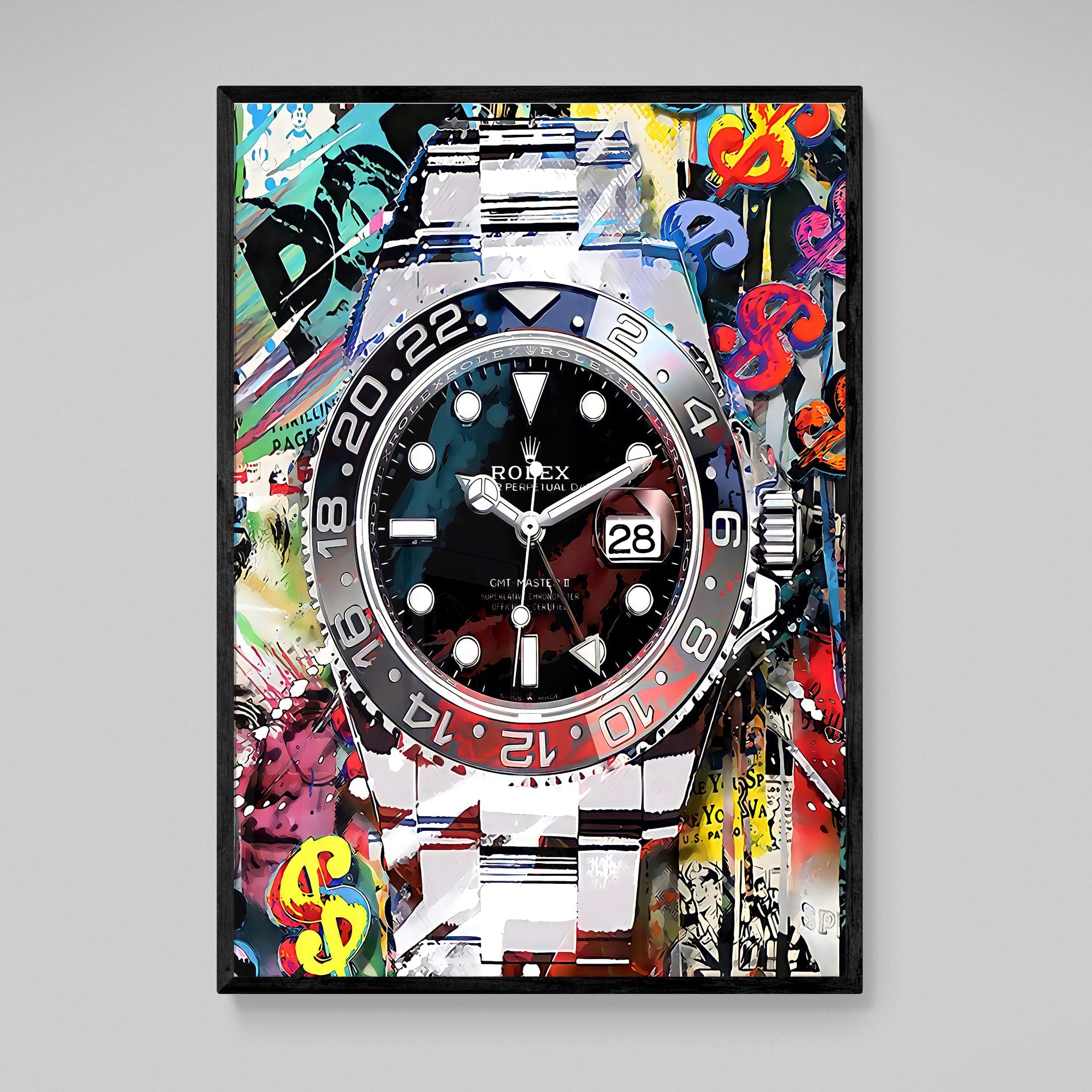 Watch Pop Art Canvas - The Trendy Art