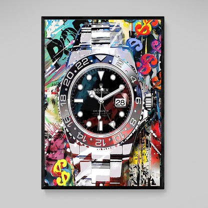 Watch Pop Art Canvas - The Trendy Art