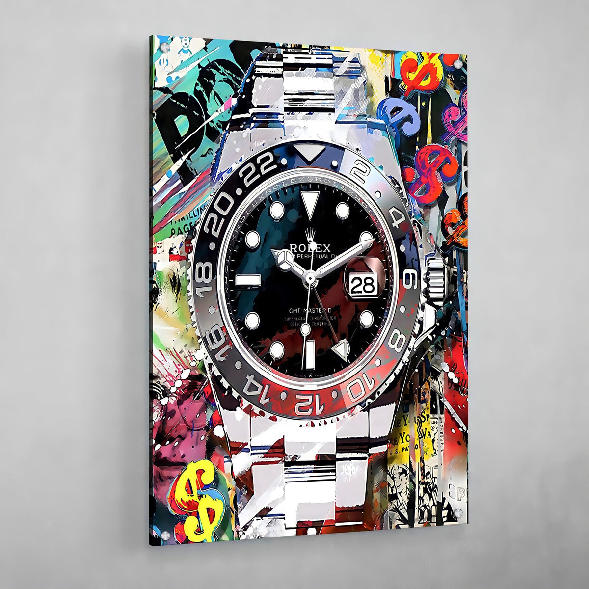 Watch Pop Art Canvas - The Trendy Art