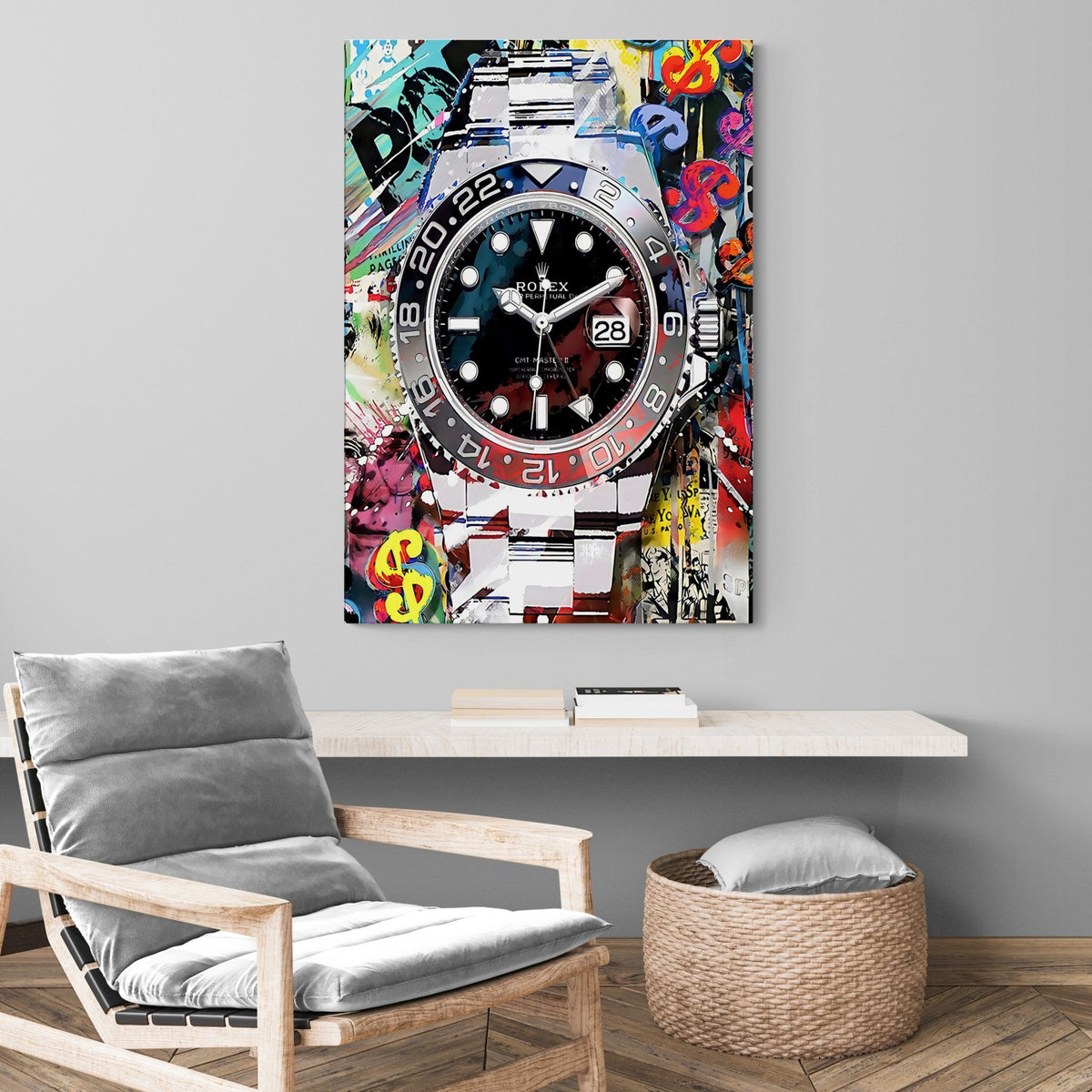 Watch Pop Art Canvas - The Trendy Art