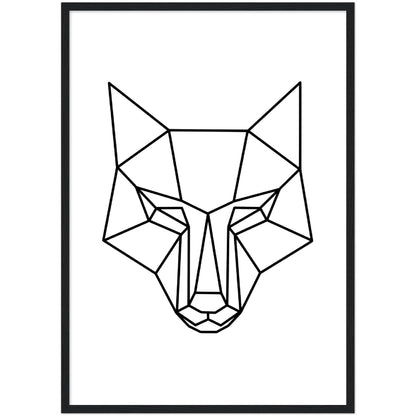 Wolf Geometric Wall Art - The Trendy Art