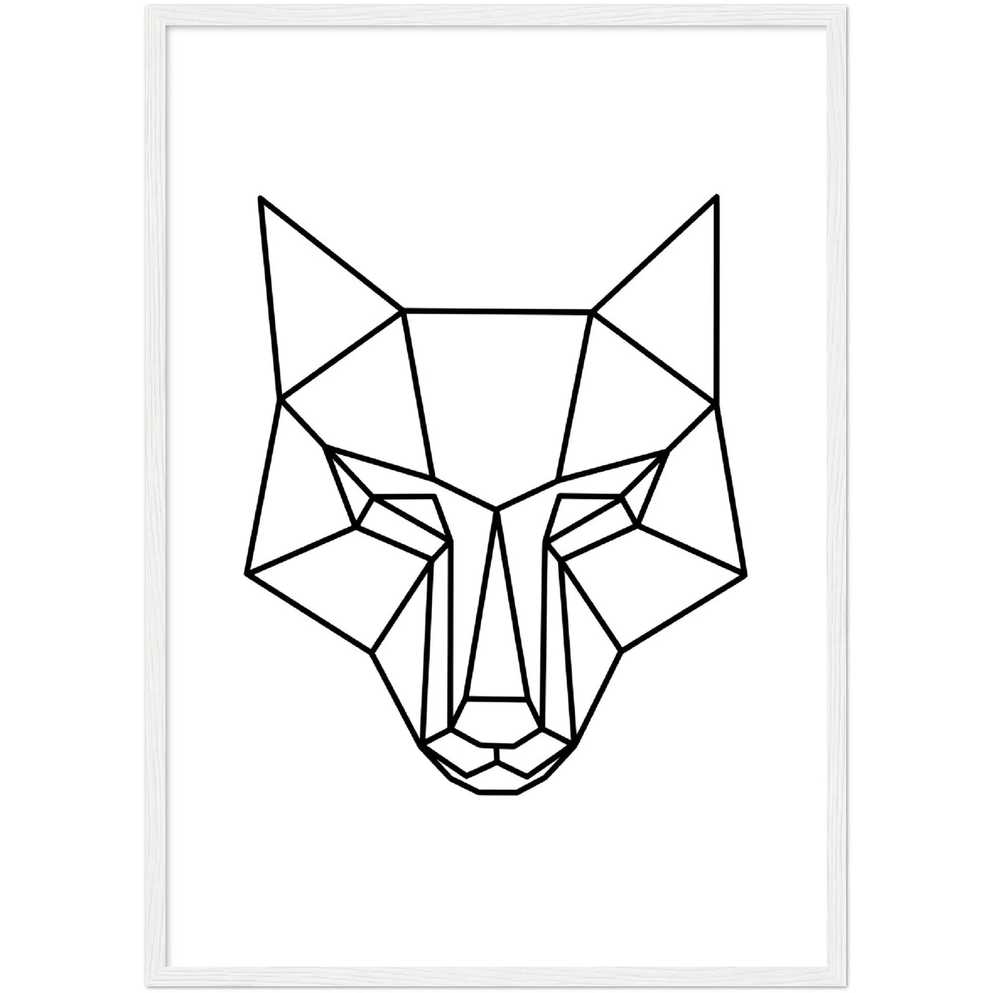 Wolf Geometric Wall Art - The Trendy Art