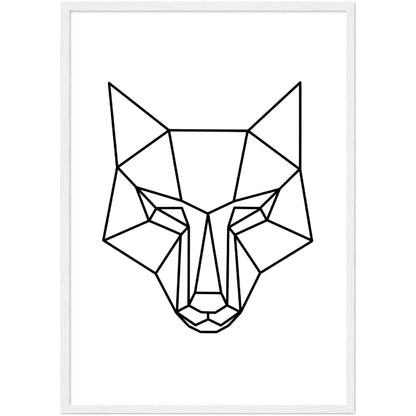Wolf Geometric Wall Art - The Trendy Art