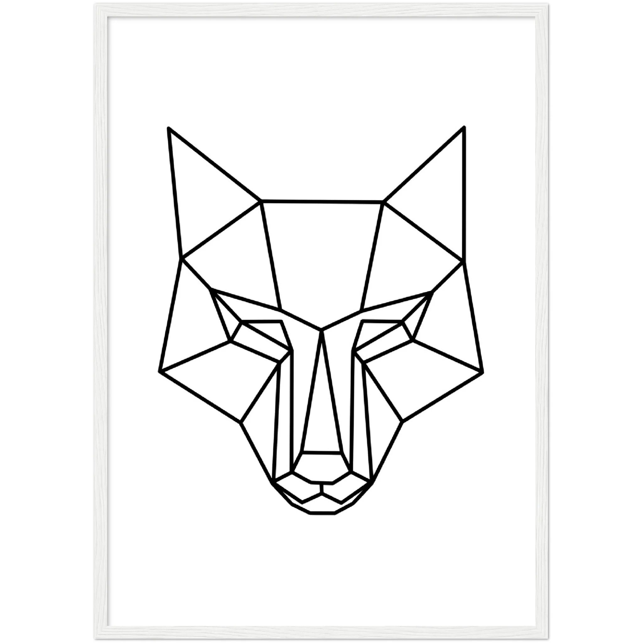Wolf Geometric Wall Art