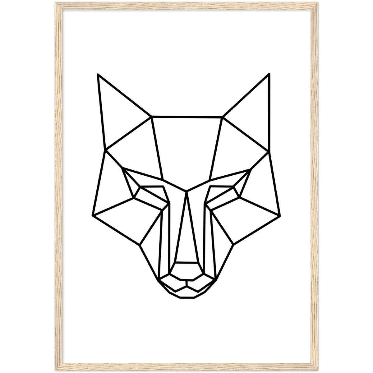 Wolf Geometric Wall Art - The Trendy Art