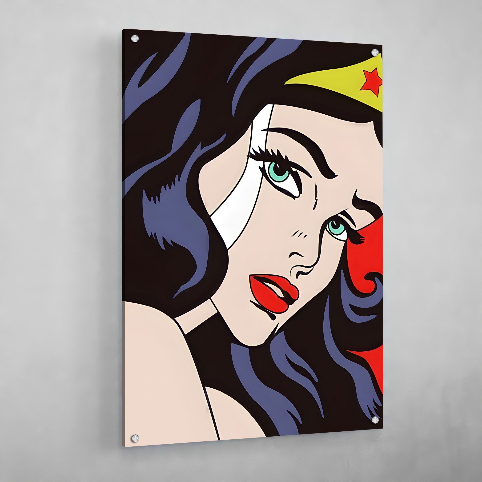 Woman Pop Art Canvas | The Trendy Art