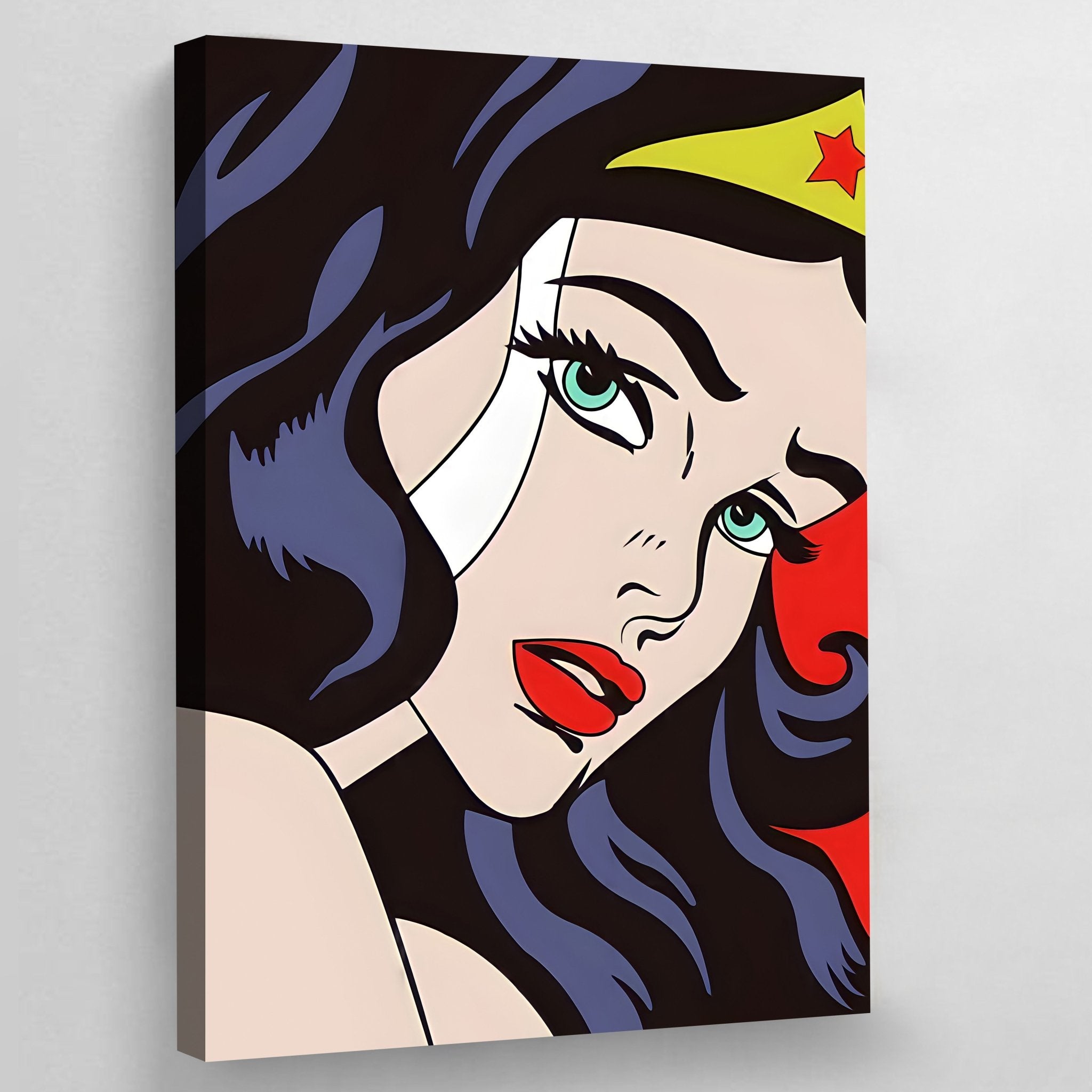 Woman Pop Art Canvas | The Trendy Art
