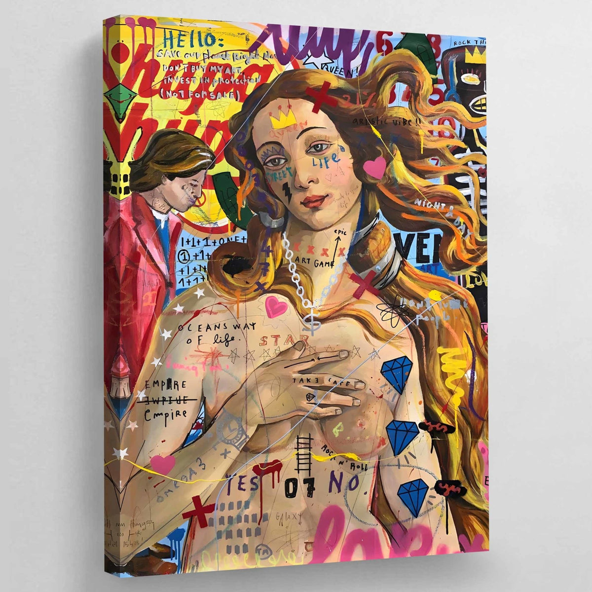 Women Graffiti Canvas - The Trendy Art